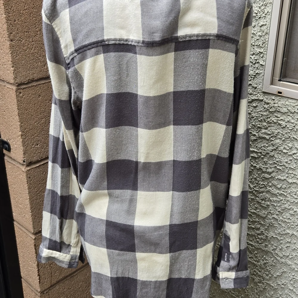 C&C California Grey Flannel Shirt - Picture 6 of 9